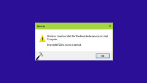 Mengatasi Error 0x80070005: Access Denied di Windows